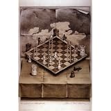 IllusionChessBoardPosterPrint,24x36