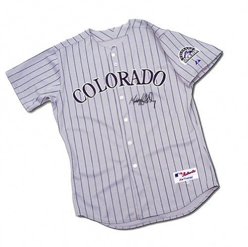 Matt Holliday Autographed Jersey | Details: Colorado Rockies, Majestic, Authentic
