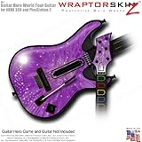 Stardust Purple Skin fits Band Hero, Guitar Hero 5 & World Tour Guitars for XBOX 360 & PS3 (GUITAR N