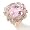 14K Rose Gold Kunzite, Pink Sapphire & Diamond Ring
