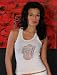 Rolling Stones Racerback Top, Damen, Strass-Applikation 