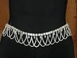 Bellydance Silver Metal Dangling Coin Hip Belt Belly Dancer Gypsy Hippie Jewelry