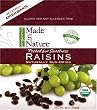Made In Nature Organic Raisins, Dried and Unsulfured, 6-Ounce Bags (Pack of 12)