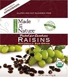 Review Made In Nature  / Made In Nature Organic Raisins, Dried and Unsulfured, 6-Ounce Bags (Pack of 12)