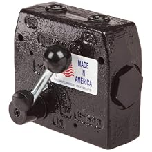 Prince RD-175-30 Flow Control Valve, Adjustable Pressure Relief, Cast Iron, 3000 psi, 0-30 gpm, 3/4" NPTF