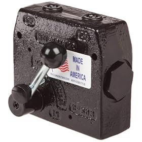 Prince RD-175-30 Flow Control Valve, Adjustable Pressure Relief, Cast Iron, 3000 psi, 0-30 gpm, 3/4" NPTF
