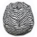 Bean Bag Boys BB-35-MF-ZEBRA MicroFibres Zebra Bean Bag Chair