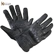 Xelement UNISEX Vented Naked Leather Motorcycle Gloves - Size : 2XL