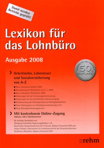 Produkt-Bild: Lexikon f&uuml;r das Lohnb&uuml;ro, Ausgabe 2008; Lexikon Altersversorgung 2008, 2 Bde.