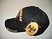 Black US Marines Veteran Embroidered Ball Cap - Adjustable Hat