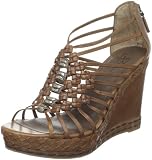B. Makowsky Womens Akron Wedge Sandal Sandals