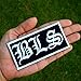 BLS Black Label Society Heavy Metal Rockabilly Punk Music Embroidered Iron On Patches # WITH FREE GIFT