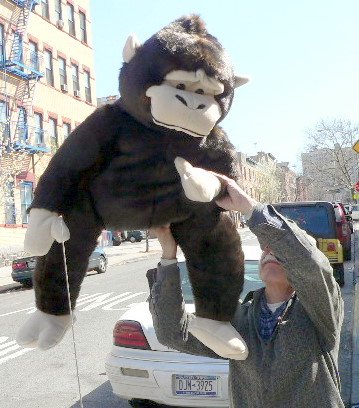 51OQGcO%2BwdL GIANT STUFFED MONKEY 40 BIG PLUSH HUGE GORILLA APE JUMBO BIG STUFFED ANIMAL * COLOR: DARK BROWN MINK COLOR * AMERICAN MADE IN THE USA AMERICA