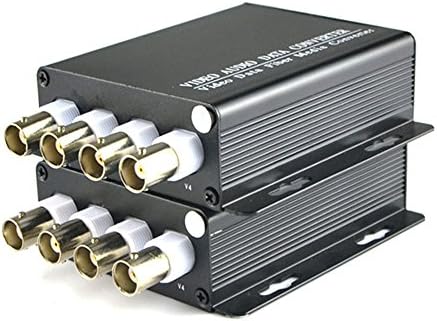 4 Channel Video Optical Converter Fiber Optic Video Optical Transmitter &amp; Receiver 8CH with RS485 Data For CCTV Security