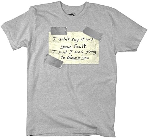 Boy's Short Sleeve Heather Grey Funny Attitude T-Shirt (M 10/12)