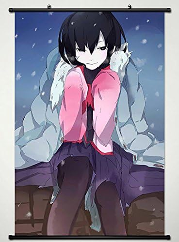 Wall Scroll Poster Fabric Painting For Anime Owarimonogatari Oshino Ougi 001 S