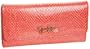 Jessica Simpson Ali Slim Wallet,Poppy Red Royal Snake,one size