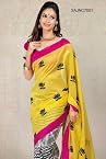 Saree Yellow Chanderi Silk Saree