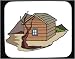 Mouse Pad with hut, rural, dwelling, Europe, pastoral, farm, Norway, house