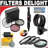 +1 +2 +4 +10 Close-Up Macro Filter Set with Pouch + High Resolution 3-piece Filter Set (UV, Fluorescent, Polarizer) + Lenspen Cleaning System + Deluxe DB ROTH Accessory Kit For The Fujifilm FinePix A100, A150 Digital Cameras