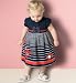 (Parent_T788800E) Autograph Pure Cotton Stripe Print Dress in Miscellaneous