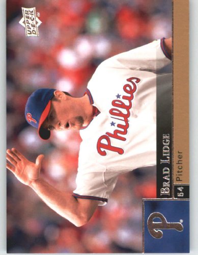 2009 Upper Deck #809 Brad Lidge - Phillies (Baseball Cards)