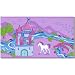 Enchanted Forest Unicorns Prepasted Wall Border