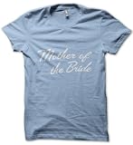Mother of the Bride Jersey Cotton T-Shirt, Baby Blue, Medium