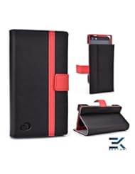 Baby Product: Book Folio Universal Cover Stand fits Samsung Galaxy S III mini Case - BLACK & RED. Bonus Ekatomi Screen Cleaner - Kroo