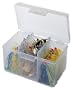 Flambeau Tackle Spinnerbait Utility Box (Clear, 6.5x4.625x4.125-Inch)