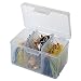 Flambeau Tackle Spinnerbait Utility Box (Clear, 6.5x4.625x4.125-Inch)