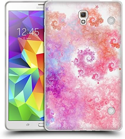Official Eli Vokounova Cotton Candy Fractal Art Soft Gel Case for Samsung Galaxy Tab S 8.4