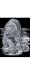 Silver Foil Engraving Art Polar Bear & Cubs