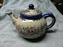 Polish Pottery Teapot 1.45 Liter Capacity