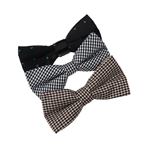 DBE0180 Fitted Series Microfiber Bow ties Online Shopping For Presents 3 Pack Bow Tie Set By Dan Smith