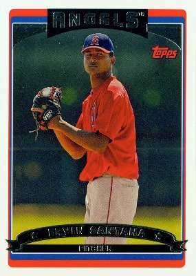 2006 Topps Baseball Card # 513 Ervin Santana Los Angeles Angels