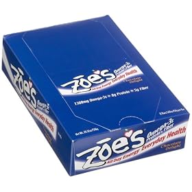 Zoe's All Day Energy Everyday Health Bars, Chocolate Delight, 1.69-Ounce Bars (Pack of 12)