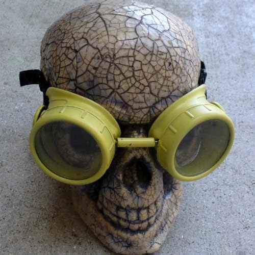 Steampunk goggles glasses Time Travel Crazy Scientist's Oculo-Vision Tool welding cyber punk biker gothic rave