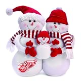 NHL Detroit Red Wings Snowmen Family Holiday Table Top Decoration