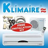 Klimaire 2 ton 24,000 btu/h Ductless heat pump heat & cool wall mounted room Mini Split 230 volt Super high efficiency 13 SEER air conditioner Conditioners condition Conditioning