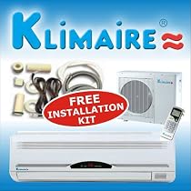 Klimaire 2 ton 24,000 btu/h Ductless heat pump heat & cool wall mounted room Mini Split 230 volt Super high efficiency 13 SEER air conditioner Conditioners condition Conditioning