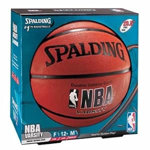 Spalding Varsity Rubber Outdoor Basketball - Official Size 7 (29.5