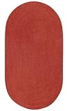 Capel Solo 0806 Salsa 2 x 2 - Oval Area Rug