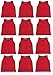 World Sport 12 Pack Youth RED Scrimmage Vests with Carry Bag