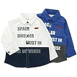 【アウトレット】 Bobson シャツ(80～130cm) キムラタンの子供服 アイボリー 130 ( 77125x77625-143 )