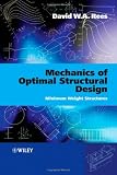 Cover of Mechanics of Optimal Structural Design by David Rees 0470746238