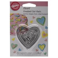 Fondant Heart Cut Outs