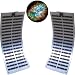 HQRP 30W (15W + 15W) Flexible Solar Panel 30 Watt Power 12V Monocrystalline PV Module 12 Volt DC Battery Charger RV Marine Yacht Boat Car + Coaster
