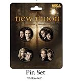 The Twilight Saga: New Moon - Merchandise (4 Piece Button Set - The Cullens) (Size: 1" Each)
