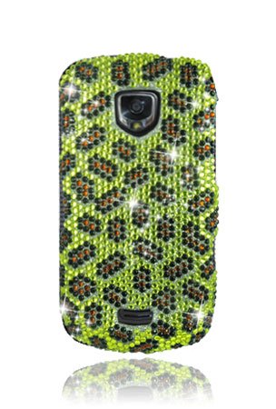 Samsung i510 Droid Charge Full Diamond Graphic Case - Leopard (Free HandHelditems Sketch Universal Stylus Pen)